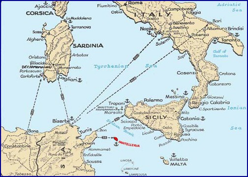 a) Location of Sicily (Italy) in the Mediterranean Sea; (b